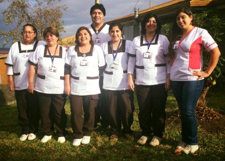 Equipo 2016 junto a Jefe Ingrid Soto (derecha)